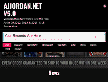 Tablet Screenshot of ajjordan.net